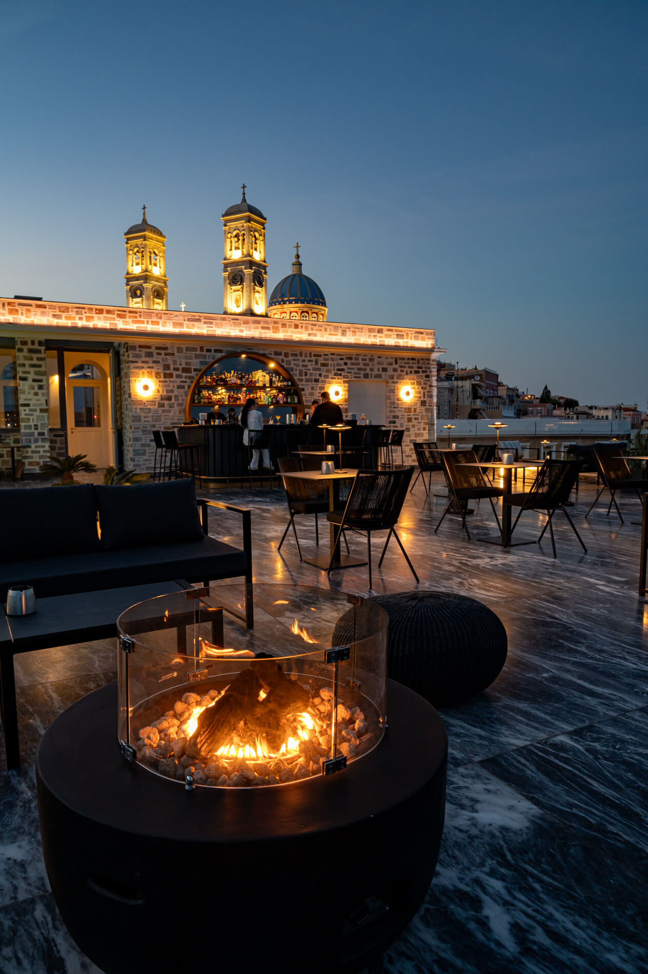 Under the Sky bar Argini Hotel Syros Hermoupolis